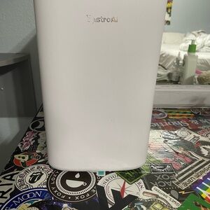 White mini fridge/skin care fridge